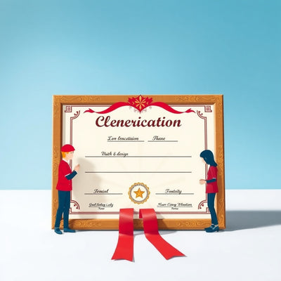 In the Name of Love: Certificate of Donation for Rehabilitation Courses